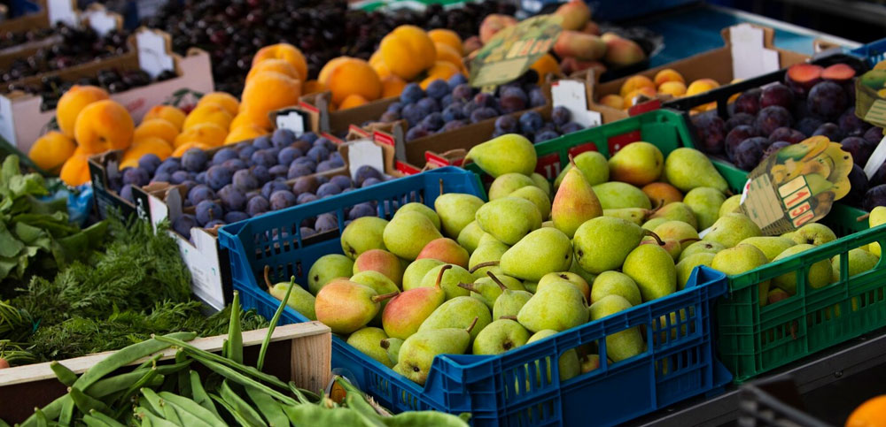 Frutta e verdura all'ingrosso